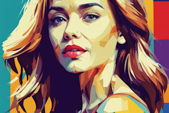 draw your photo into awesome wpap pop art