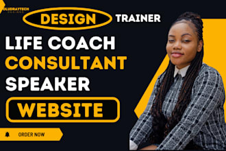 design life coaching website, speakers, trainers, consultant, financial website