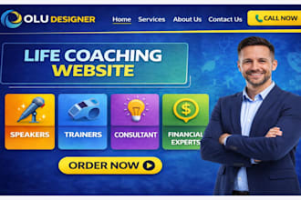 design life coaching website, speakers, trainers, consultant, financial website