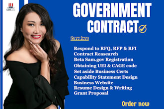 design detail government contract capability statement, rfp, rfq, grant proposal