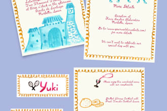 design wedding or event stationery