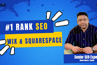 do wix and squarespace SEO to get top rank on google