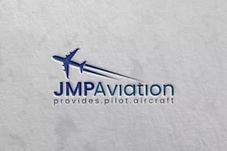 design professional aviation, airplane logo badge patch