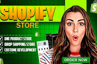 build shopify dropshipping store, design redesign shopify store, shopify website
