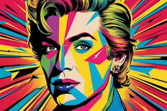 draw your photo into awesome wpap pop art