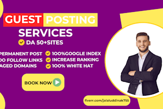 provide guest posting services blog posting services on high da DR websites