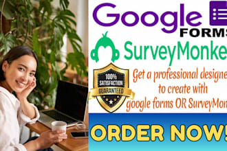 create and design online survey or questionnaire form