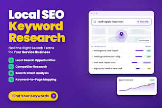 do local SEO keyword research for service businesses