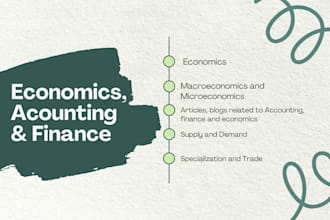 help you in economics, micro economics and macro economics