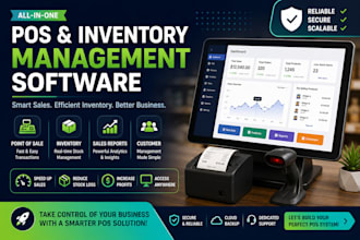 develop point of sale inventory management system pos system