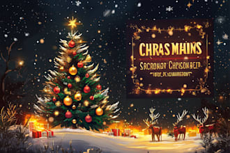 do attractive social media, product, christmas holiday