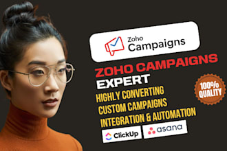 zoho campaigns zoho email campaign zoho automation zoho books clickup asana