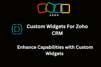 create custom widgets in zoho CRM