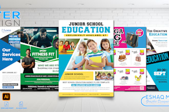 best unique flyer, brochure, trifold, designs for your brand