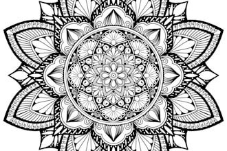 draw an amazing mandala for you