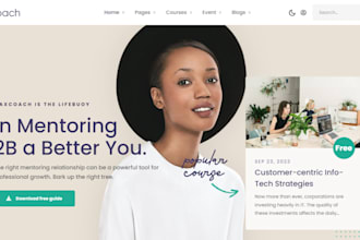 design educational website elearning website lms website learndash website