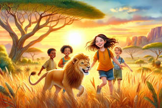 children book illustration and cover, children story illustration