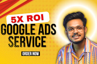 setup and manage your google ads adwords ppc search, display, pmax campaigns
