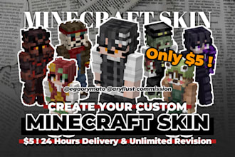 create your custom minecraft skin