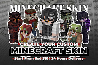 create your custom minecraft skin