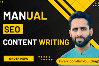 do manual SEO content writing for your blog