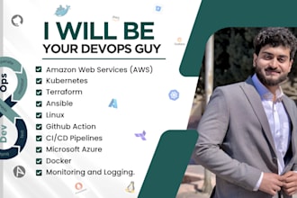 do linux devops, AWS, docker, kubernetes, terraform, ansible