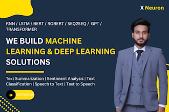 offer deep learning, machine learning, neural network and data science services