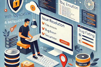 fix issues and professionally install your web application