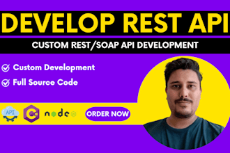 develop rest and soap web services for API integration