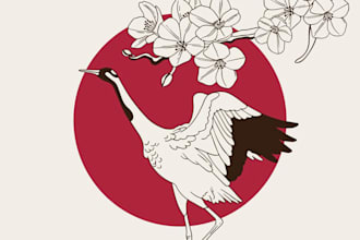 create original custom japanese tattoo design