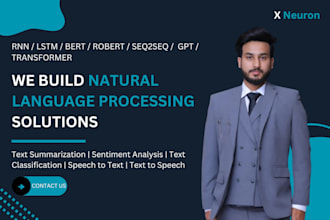 do nlp, chatgpt solutions and text analysis for your business