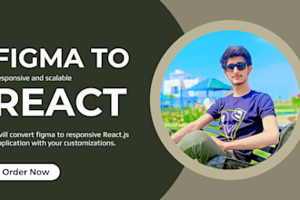 convert figma to responsive react application