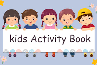 create fun, engaging and educational activity books for kids