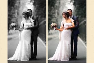 do background removal or do color corrections for you