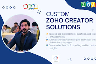 create and modify apps in zoho creator