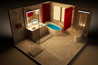 do low poly or hard surface 3d model in maya or 3ds max