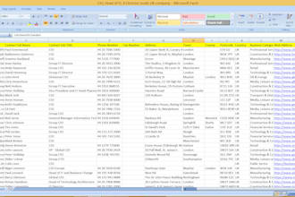 do b2b lead generation, email list building, business leads, data entry