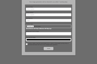 generate dynamic image from customer form inputs