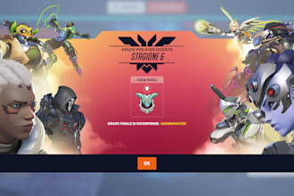 get your overwatch acc to masters on tank or support role