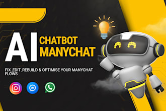 setup manychat chatbot for your social media page, instagram and facebook