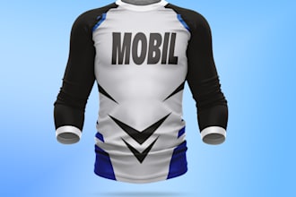 create realistics graphics tshirt 2d and 3d design and mockups