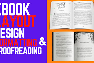 edit format ebook journal and novel  proofreading book design amazon kdp