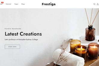 candle shopify store candle website candle store candle dropshipping website