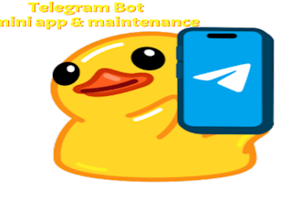 develop telegram bot, mini app and maintenance