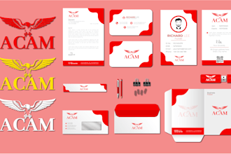 design business card, letterhead and all stationery branding