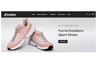 design sneakers shopify store, sneakers website sneakers store, shoe website