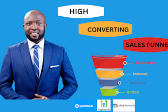 build sales funnel in gohighlevel clickfunnels systeme io