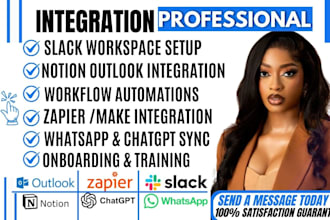 slack jotform notion whatsapp chatgpt zapier smartsheet trello n8n clickup xero