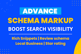 setup schema markup, structured data, rich snippet, star rating