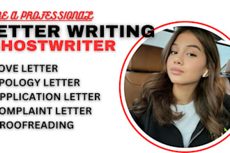 write a professional apology, complaint, love letter or poem